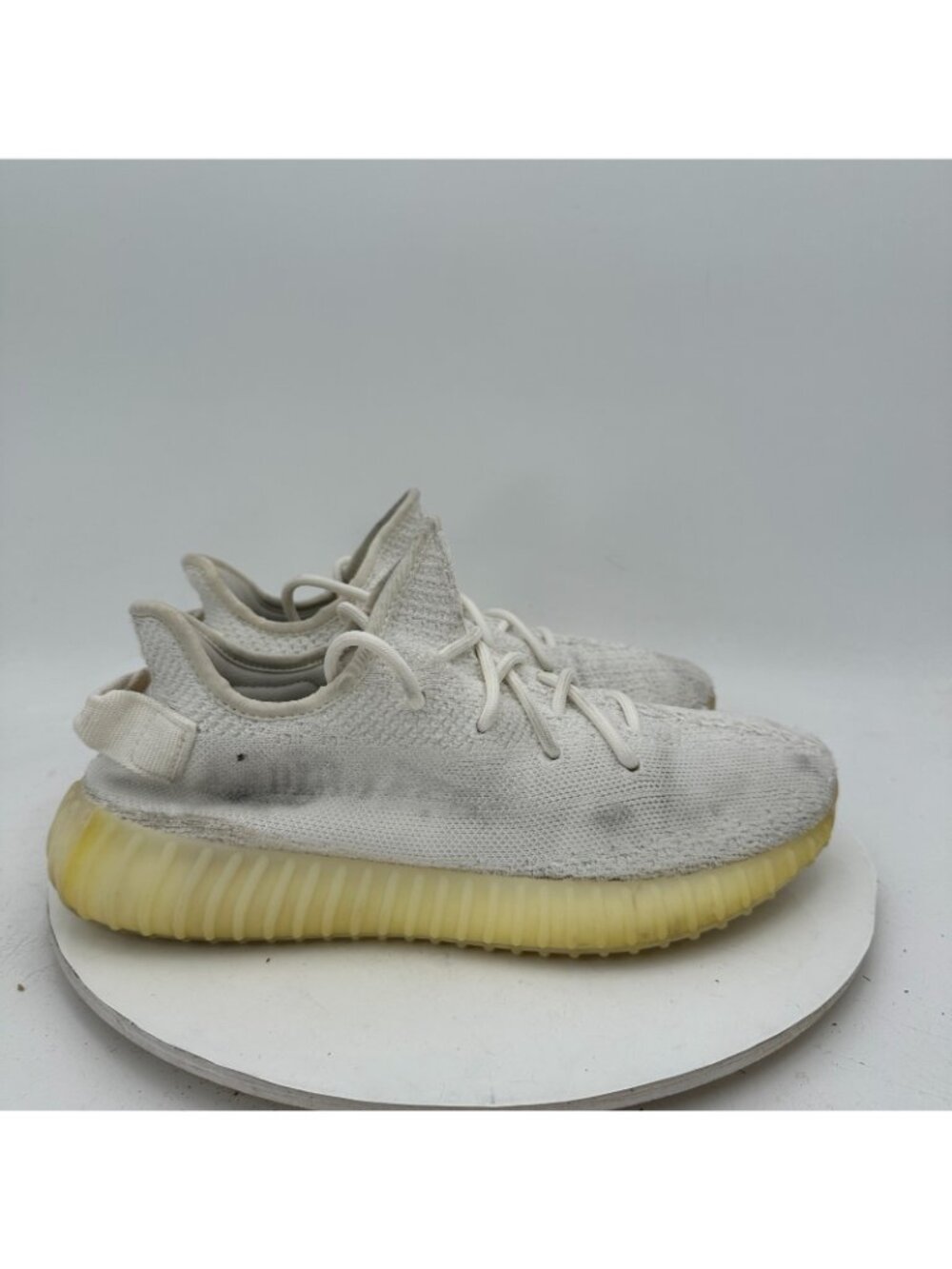 Adidas Yeezy 350 V2 Kanye West Men Size 8 CP9366 Cream White Low Shoes - Picture 4 of 10